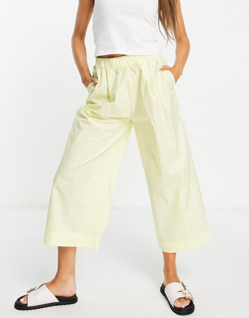 Mango hot sale yellow pants