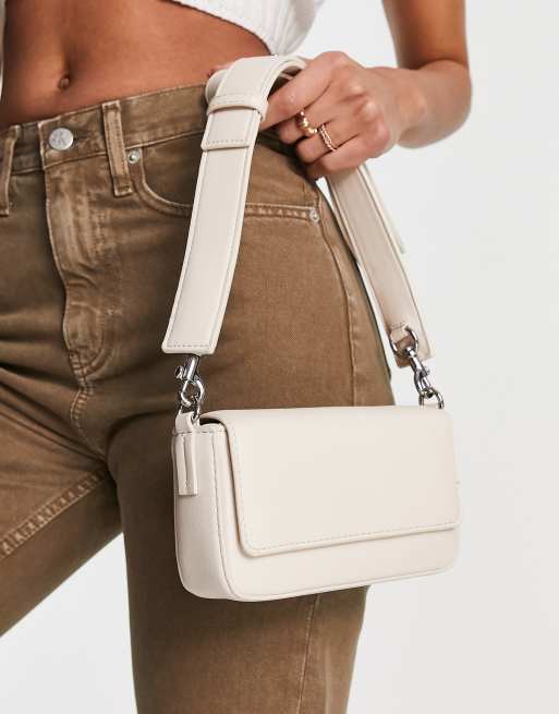 Mango cross body bag in beige