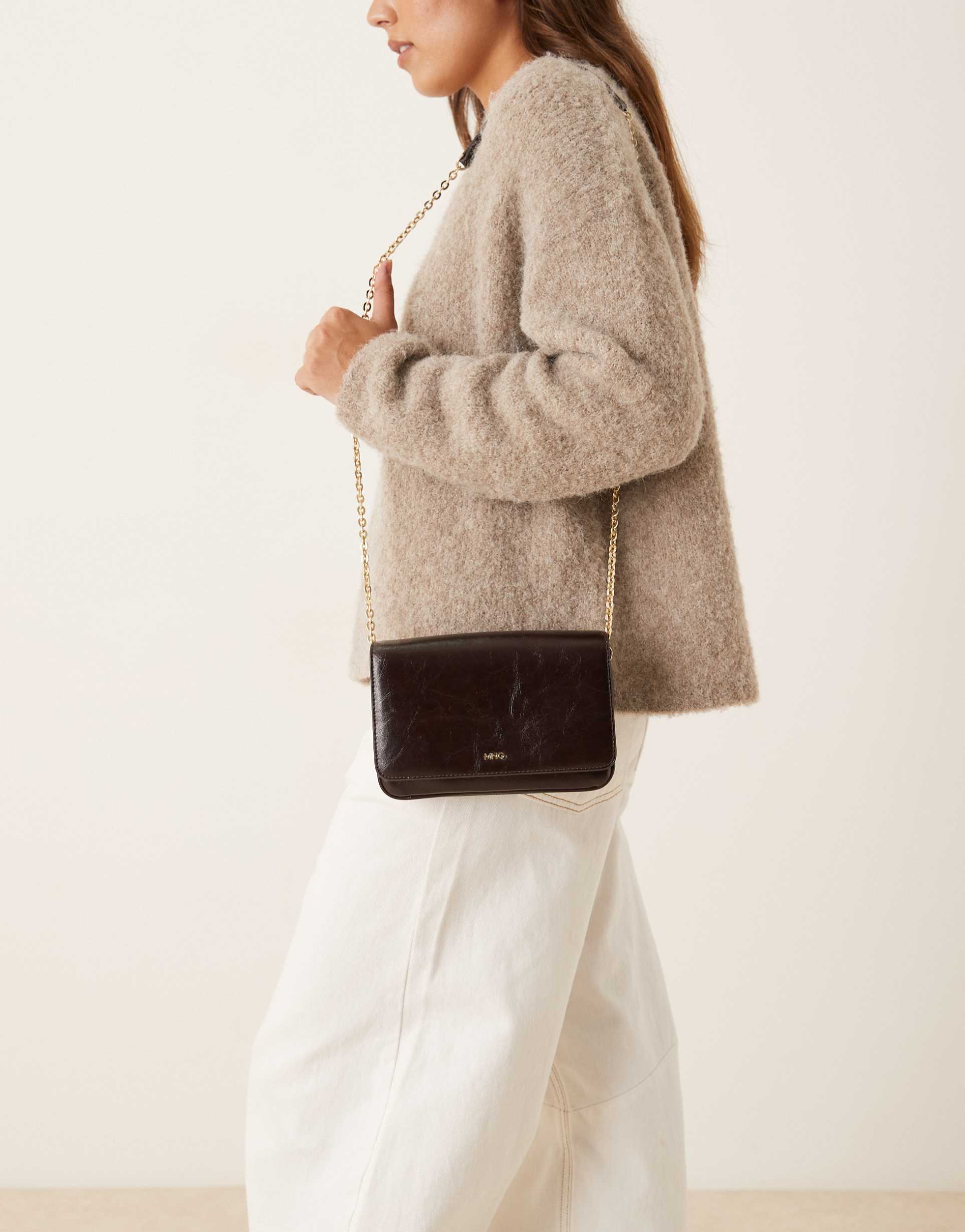 mango cross body bag in cherry red