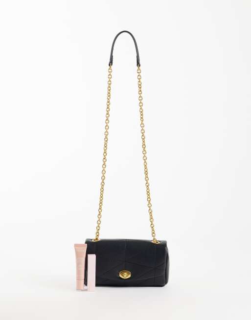Mango cross body bag with chain strap in black, 2 of 4