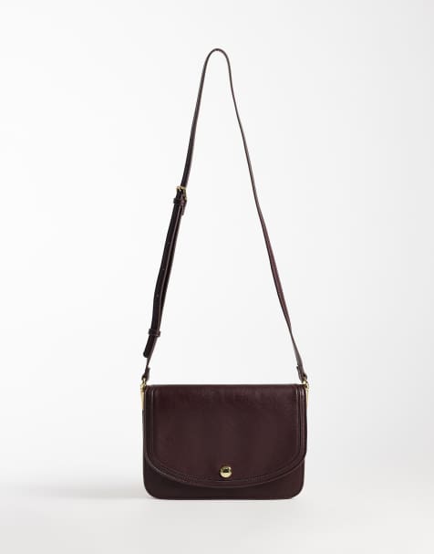 Mango crossbodytas in bordeauxrood - view 1
