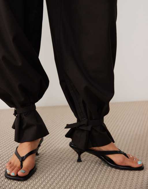 Mango cuffed trouser in dark chocolate , 4 of 5