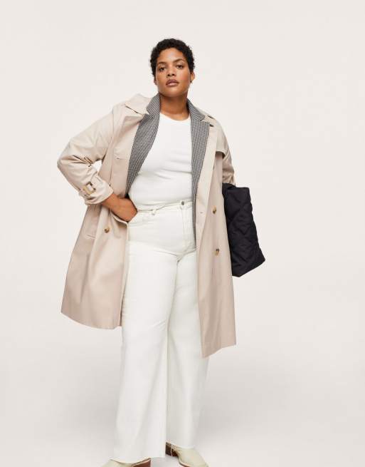 Mango Curve – Beige trenchcoat