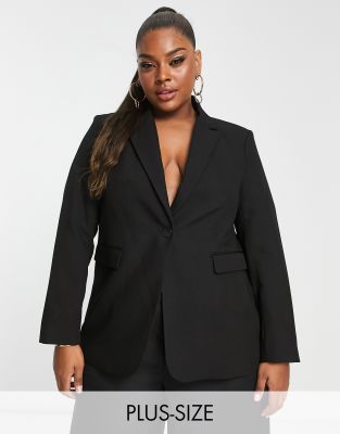 Mango Curve - Blazer in Schwarz