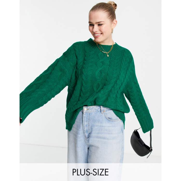 Mango green jumper store