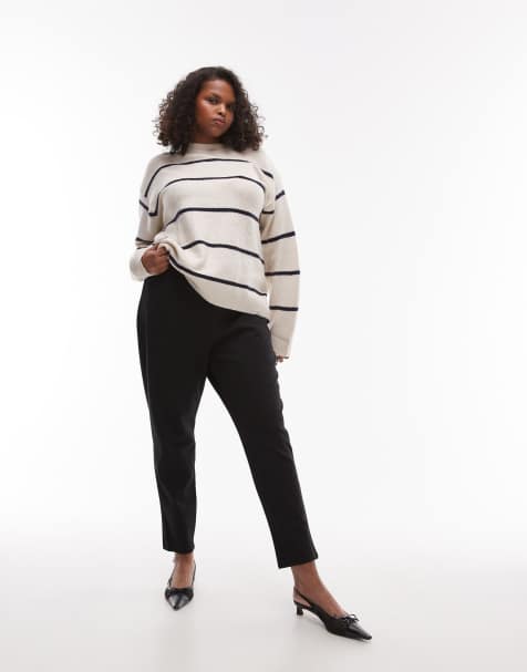 Mango Curve – Czarne legginsy o dopasowanym kroju - view 1