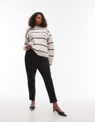 Mango Curve - Legging coupe slim - Noir
