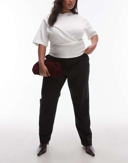 Mango Curve - Pantalon de costume ajusté - Noir, 2 de 5
