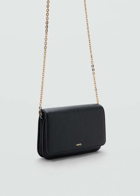 Mango – Czarna klasyczna torebka crossbody - view 1
