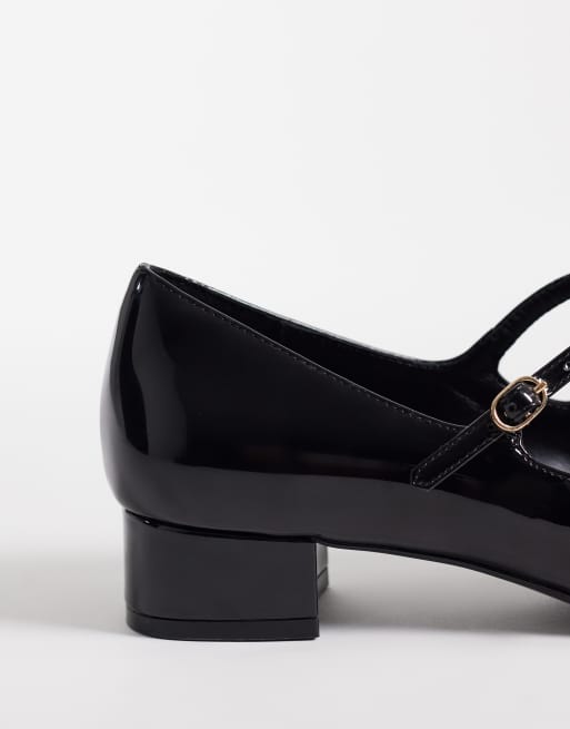 Mango – Czarne buty Mary Jane na obcasach kaczuszkach, 3 z 4