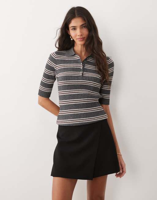 Mango – Czarne spódnicospodnie mini, 2 z 5