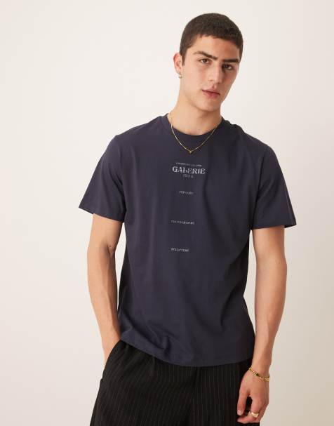Mango – Czarny T-shirt z grafiką - view 1