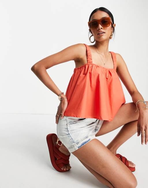 Mango – Czerwony luźny top