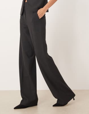 Mango Daisy Tailored 3 Piece Set Pants In Black