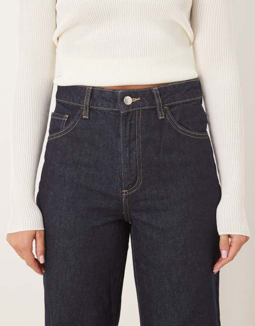 Mango - Danila - Jeans van 100% katoen met rechte pijpen in indigo, 4 van 5
