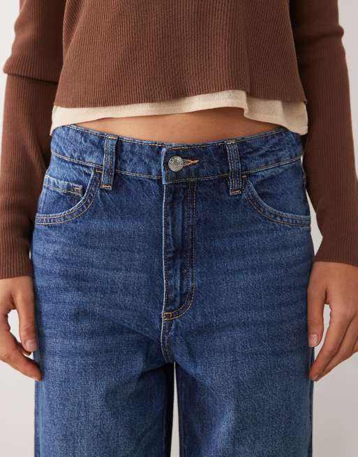 Mango Danila straight jean in dark blue, 4 of 5