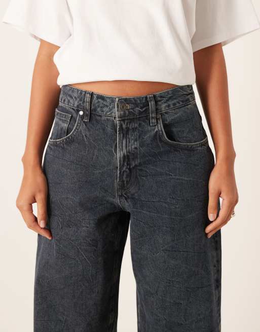 Mango – Davina – Relaxed Fit Jeans aus 100% Baumwolle in Dunkelblau, 4 von 5