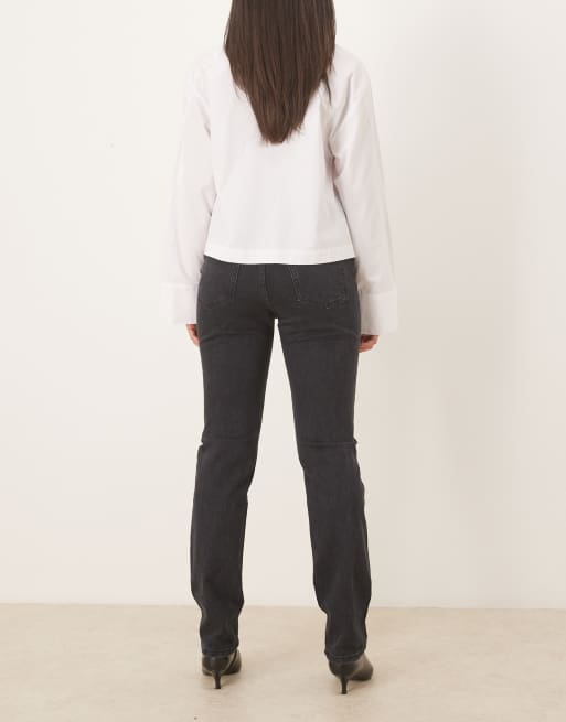 Mango - Delia - Jeans slim neri in 100% cotone, 2 di 5