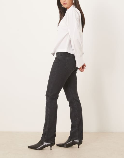 Mango - Delia - Jeans slim neri in 100% cotone, 3 di 5