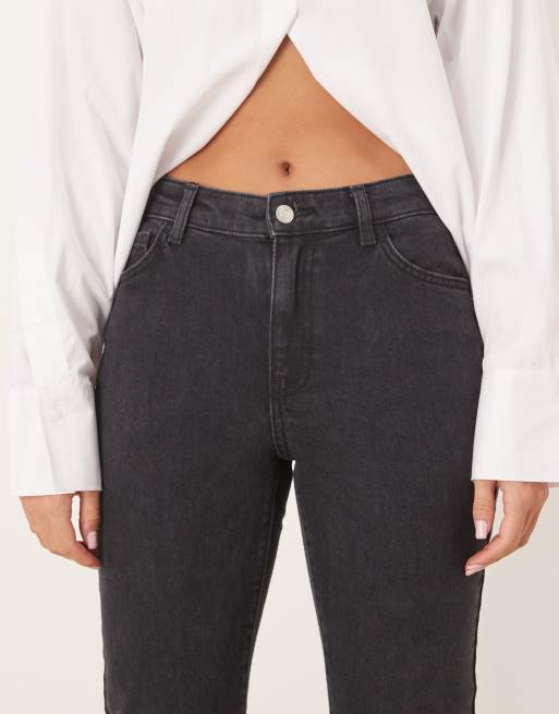 Mango - Delia - Jeans slim neri in 100% cotone, 4 di 5