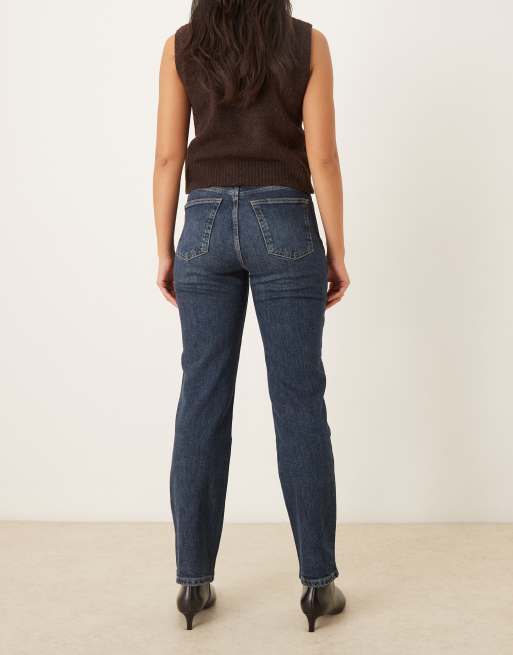 Mango – Delia – Slim-Fit-Jeans aus reiner Baumwolle in Dunkelblau, 2 von 5