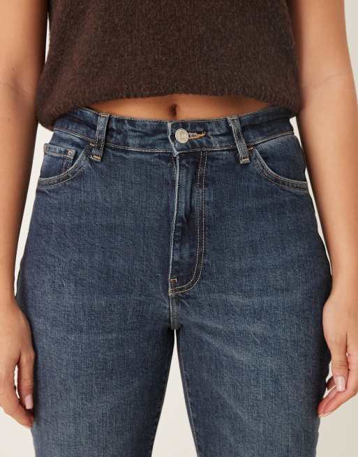 Mango – Delia – Slim-Fit-Jeans aus reiner Baumwolle in Dunkelblau, 5 von 5
