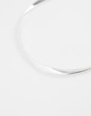 Mango Delicate Choker In Metallic