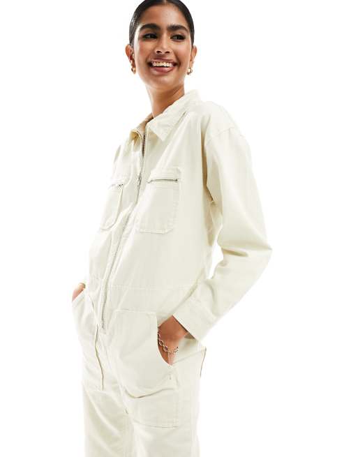 White boiler suit hot sale womens