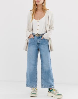 mango jeans culotte