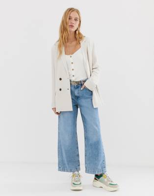 culotte jeans mango