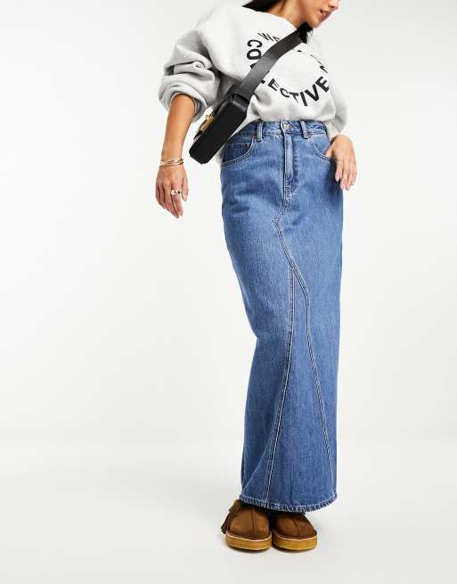 Long skirt outlet jeans