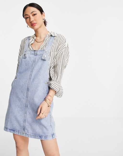 Mango Denim overgooier in lichtblauw ASOS