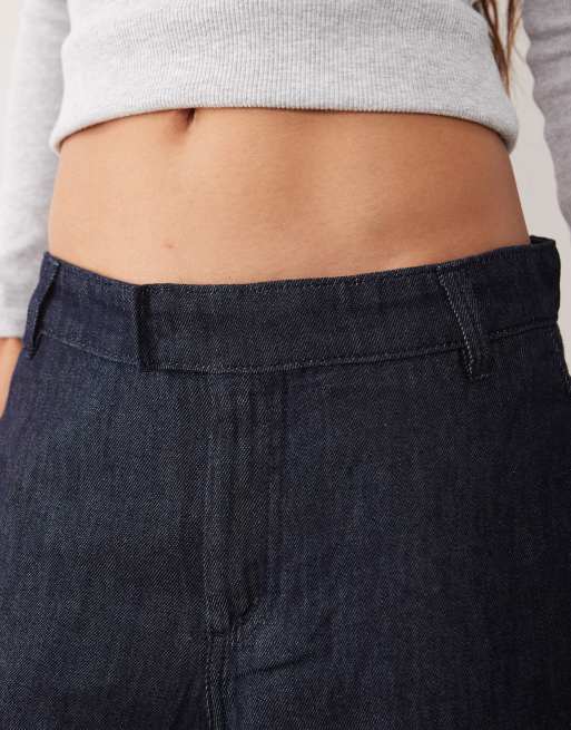 Mango denim pants in indigo , 2 of 5
