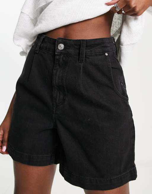 Asos black outlet shorts