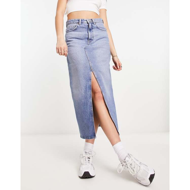 Mango on sale jeans skirt