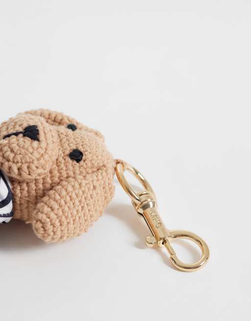 Mango dog keyring in blue, 3 of 3