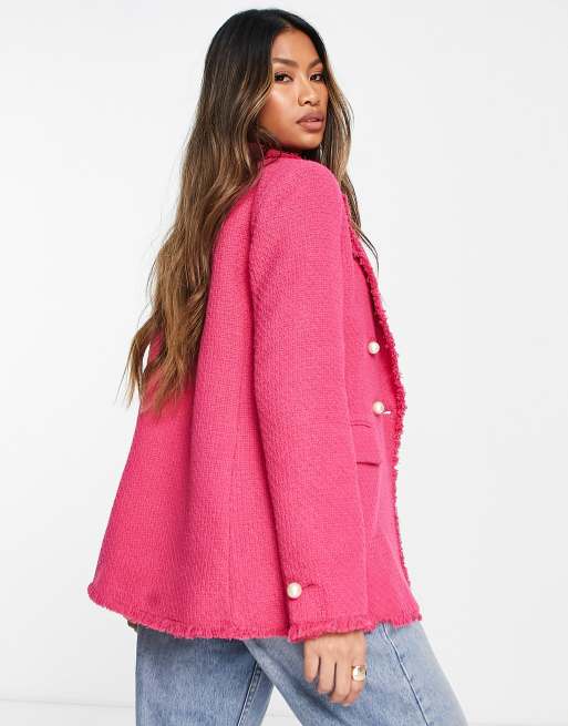 Mango pink blazer sale