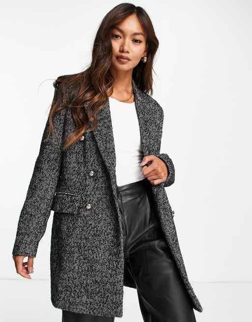 Mango double hot sale breasted coat