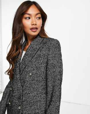 grey coat womens wool