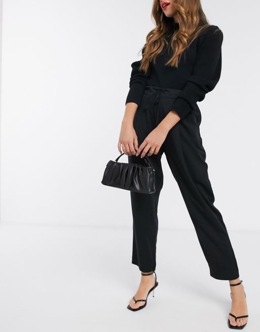 mango drawstring trousers