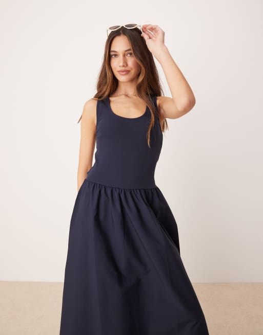 navy blue drop waist dress Mango midi in Hand Wash Cold VENUS St. Tropez Swim Color:Black Sequin high low formal dresses Ladies dresses