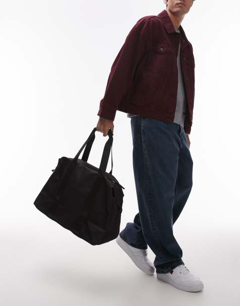 Mango duffle bag with removable strap inblack - view 1