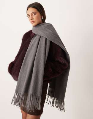 Mango - Écharpe classique - Gris