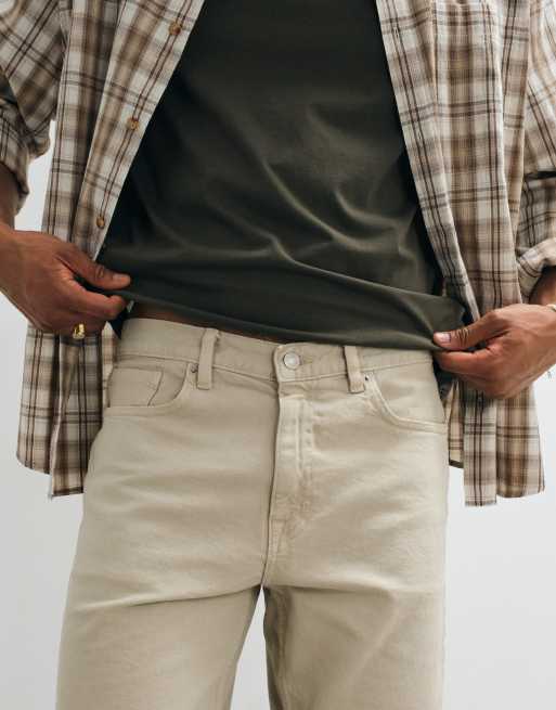 Mango - Ecrufarvede denimshorts, 2 af 5