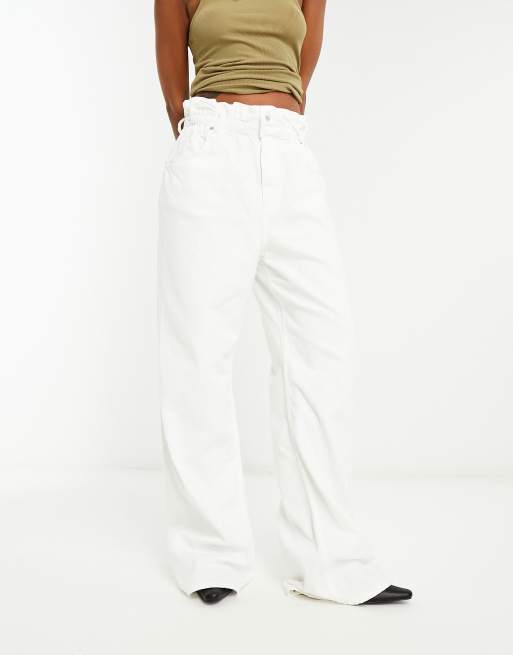 Mango white sale jeans