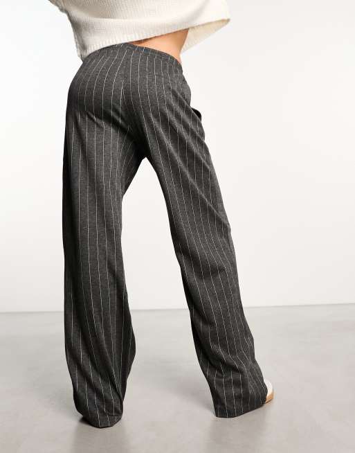 Fitted striped hot sale pants