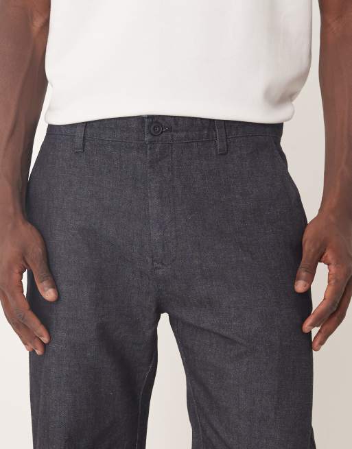 Mango - Electra - Indigoblå jeans i bomuld med lige ben - Del af sæt, 5 af 5