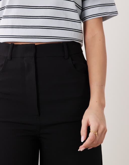 Mango – Elegante Barrel-Hose in Schwarz, 3 von 5