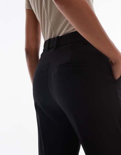 Mango - Elegante flared broek in zwart, deel van co-ord set, 5 van 5
