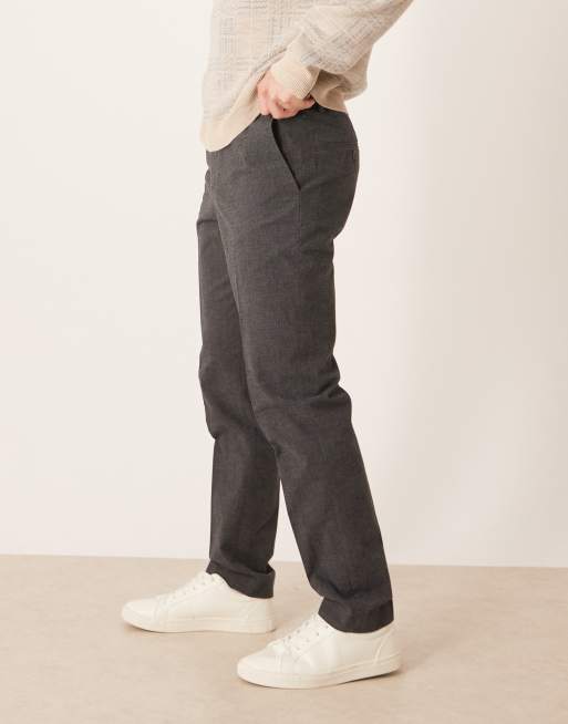 Mango – Elegante Hose aus Tweed in Anthrazit, 3 von 5